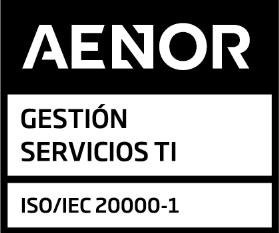 Sello AENOR ISO 20000-1